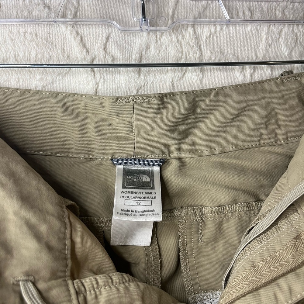 The North Face Pants Women Regular 12 Lightweight Straight Leg Zip Off Shorts - Picture 3 of 5